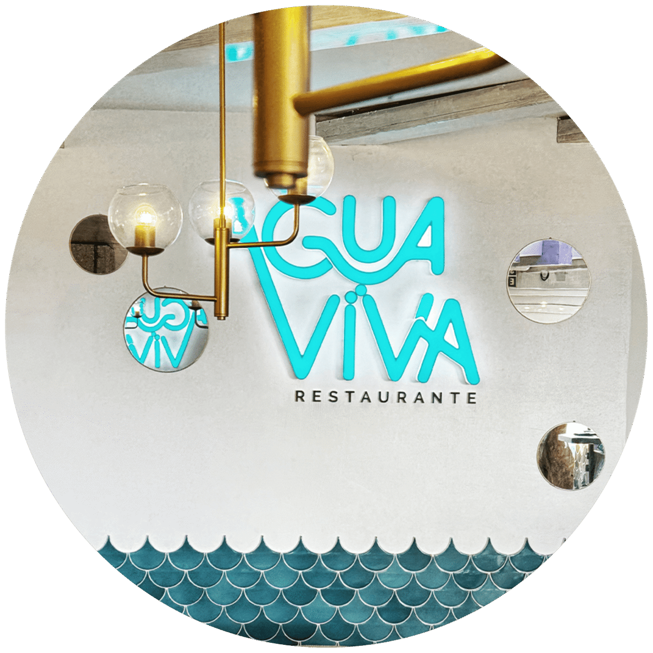 Decoración de restaurantes Agua Viva Restaurant