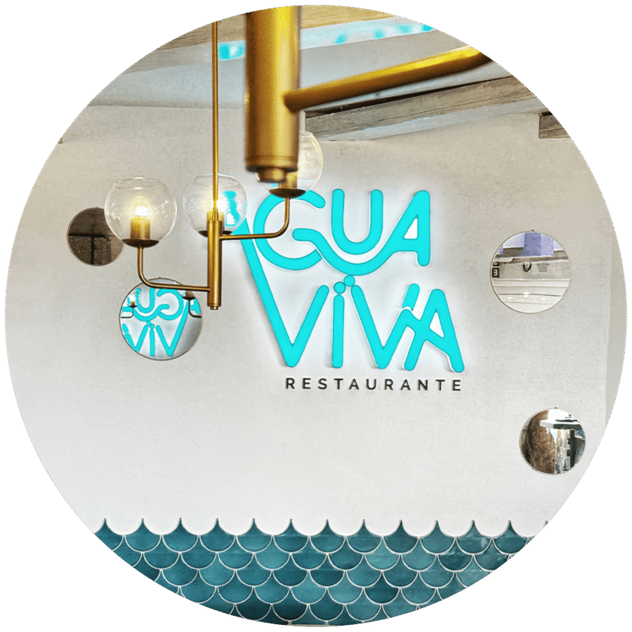 Decoración de restaurantes Agua Viva Restaurant