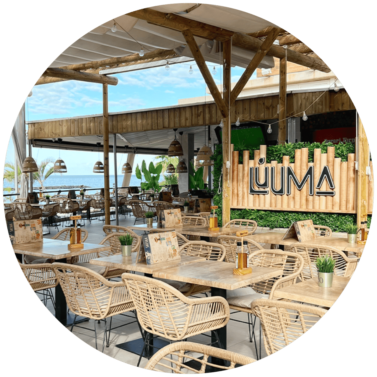 Decoración comercial para Luuma Restaurant