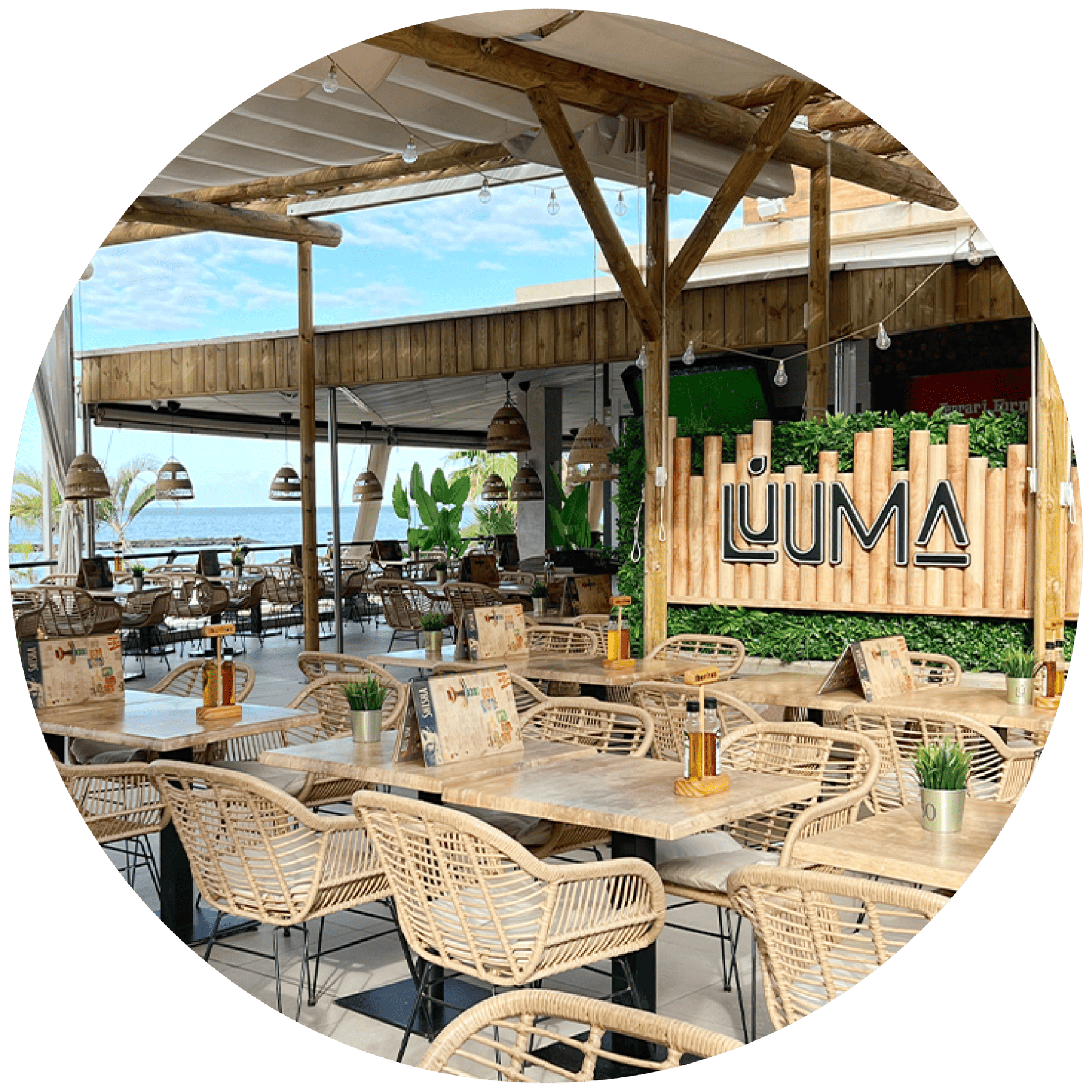 Decoración comercial para Luuma Restaurant