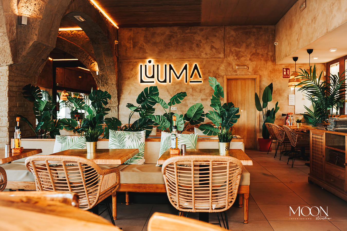Decoración comercial para Luuma Restaurant