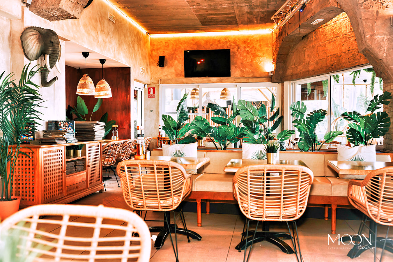 Decoración comercial para Luuma Restaurant