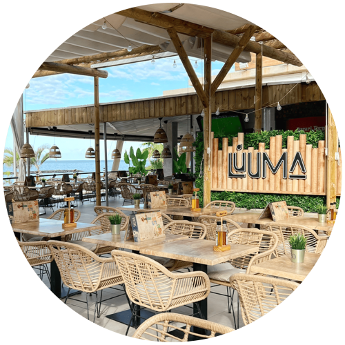 Decoración comercial para Luuma Restaurant